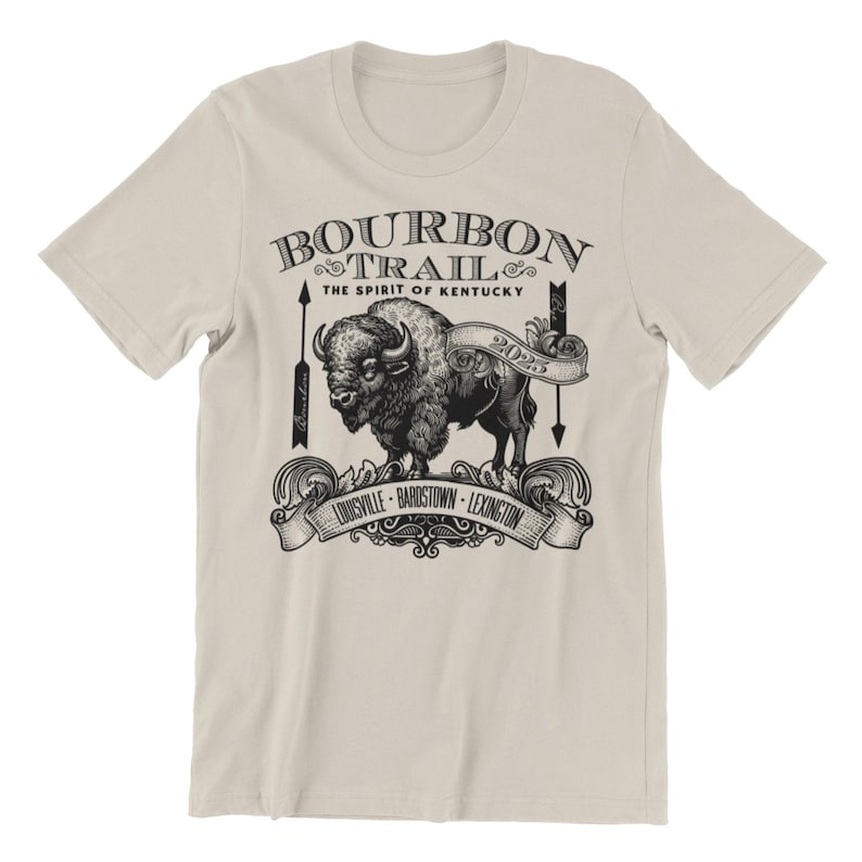 The Spirit of Kentucky tee has a vintage distressed design.  These shirts are so buttery soft and comfy that you will want to wear it year round.  The designs and tags are dye printed for  comfort.   The shirts are available in many sizes and colors.