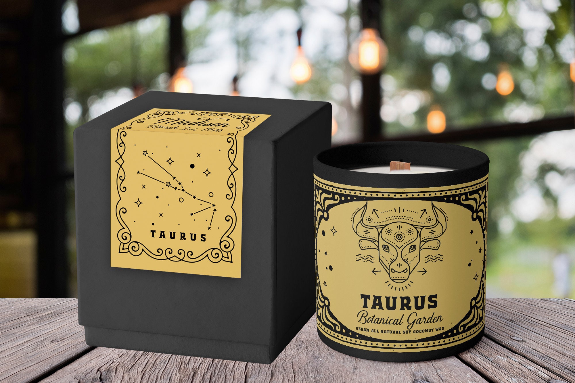 Taurus Zodiac Candle // Custom Star Constellation Candle // Etsy