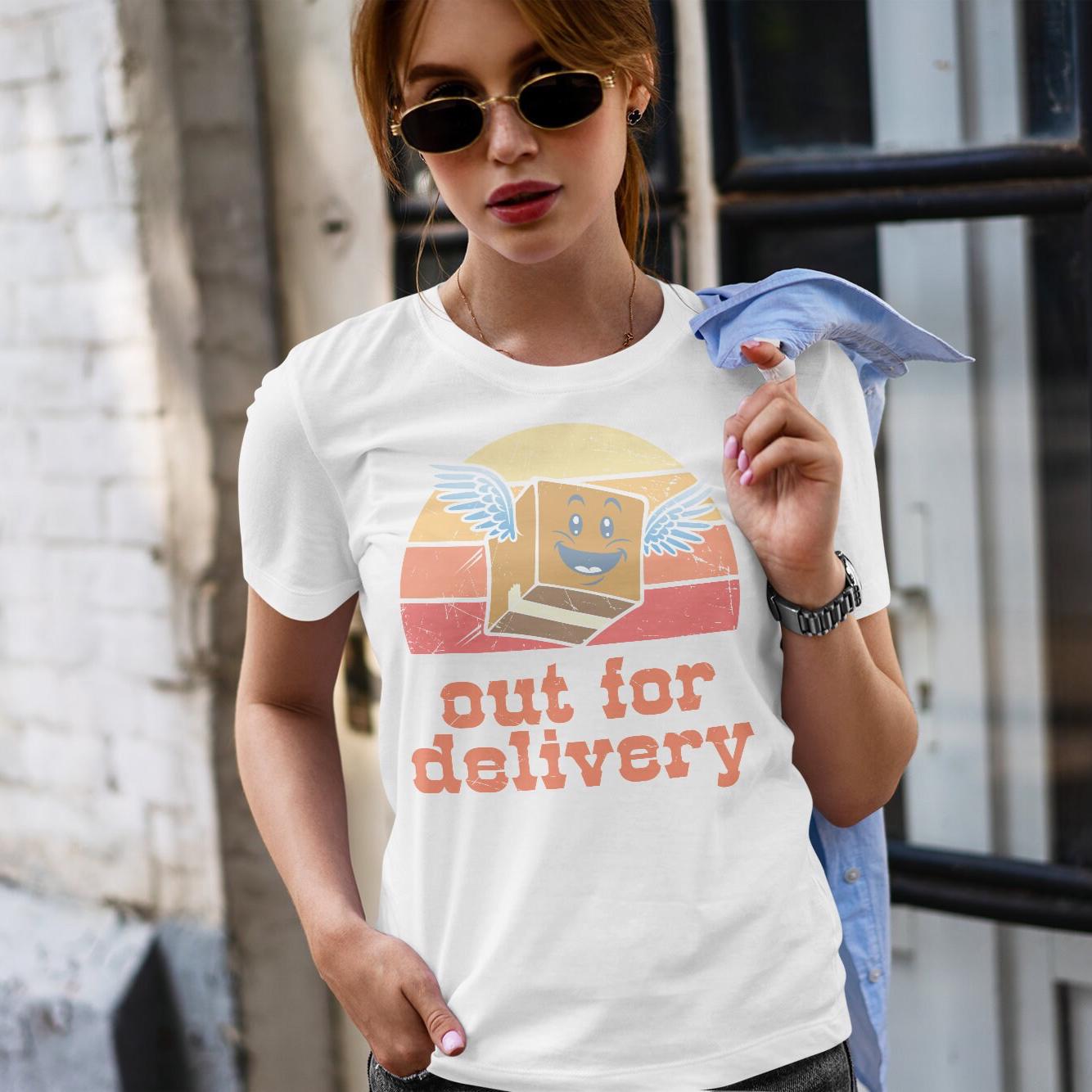 ☆STAR ROAD VINTAGE T-SHIRT フォトカード付 リオ Out for Delivery T Shirt, Online Shopping Lovers Tee, Vintage