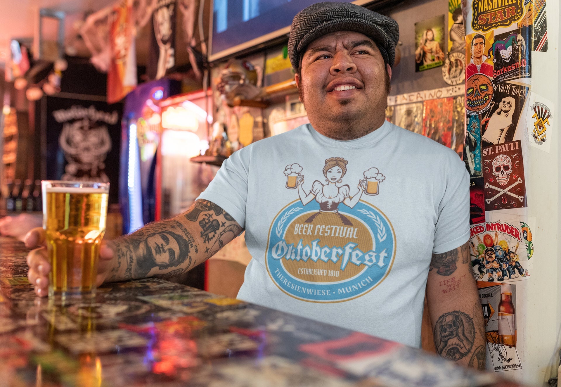 Discover Oktoberfest retro t shirt // Beer Enthusiast tee // German barmaid tee