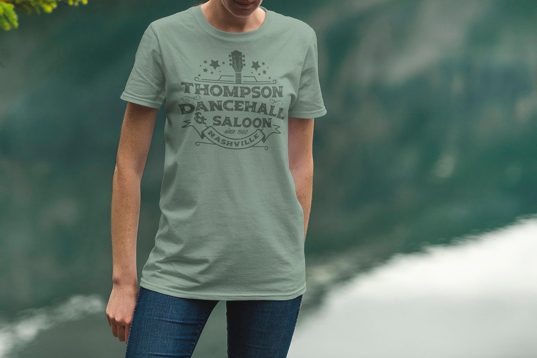 Dancehall and Saloon T Shirt // Personalized Nashville Bar Etsy
