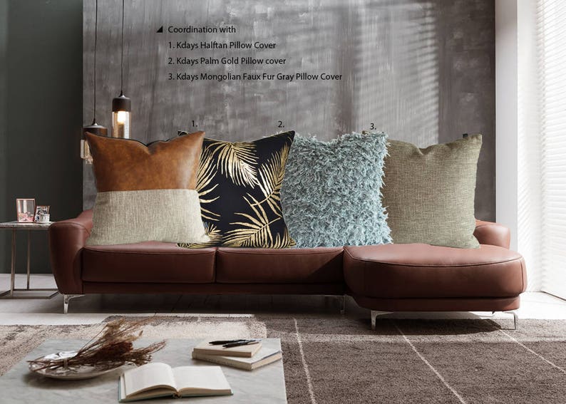 Kdays Burlap Look Light Brown Pillow Kdays Burlap Look Light Brown Pillow