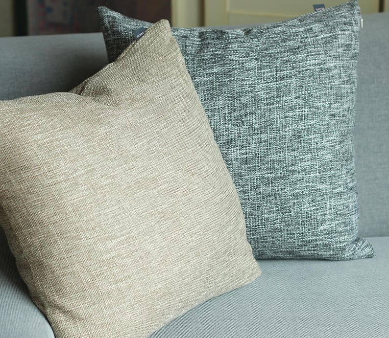 Kdays Burlap Look Light Brown Pillow Kdays Burlap Look Light Brown Pillow