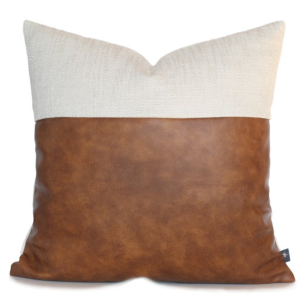Leather Pillow Etsy