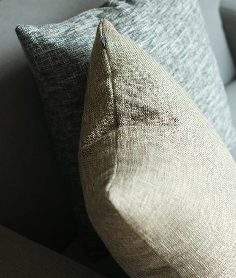 Kdays Burlap Look Light Brown Pillow Kdays Burlap Look Light Brown Pillow