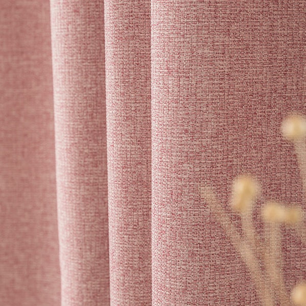 Dusty Rose Curtains Etsy