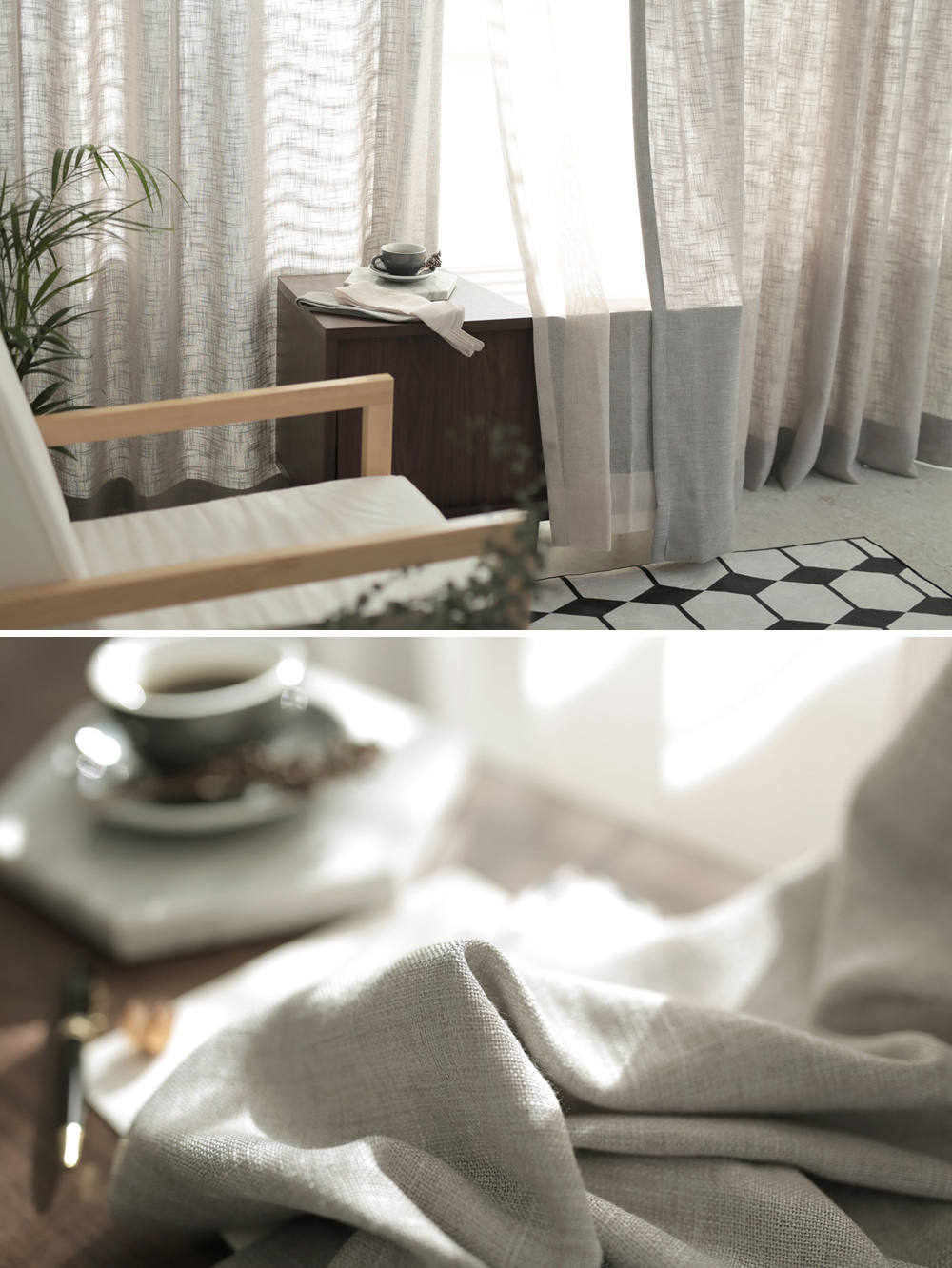 Pair Beautiful Linen French Drapes With French Lace Wedding Etsy