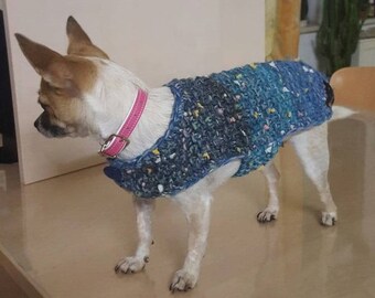 Hundemantel Gr. XS, handgestrickt