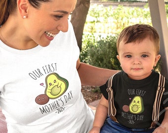 Conjuntos para madre e hija, conjuntos a juego para madre e hijo, camisetas para madre e hijo, camisetas para madre e hija, regalo del Día de la Madre, conjuntos para mamá e hija