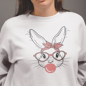 Funny easter sweatshirt,funny bunny sweatshirt,funny easter sweater,funny easter crewneck,funny easter gift,easter bunny for kids,easter