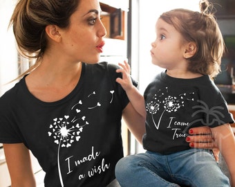 Conjuntos para madre e hija, conjuntos a juego para madre e hijo, camisetas para madre e hijo, camisetas para madre e hija, regalo del Día de la Madre, conjuntos para mamá e hija