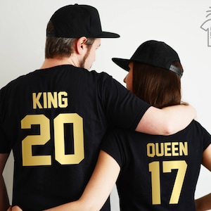 King and Queen shirts couple t shirt couple tees King Queen couple tshirts funny matching couple shirts wedding gift anniversary gift