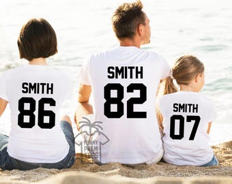 Custom family shirts custom family shirts with name and number custom number shirt custom family outfits custom family shirts personalized