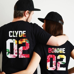 Bonnie and Clyde shirts couple t shirt couple tees Bonnie and Clyde couple shirts funny matching couple shirts wedding gift anniversary gift