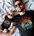Leveled up shirt,player 1 player 2,dad and baby matching shirts,daddy to be shirt,funny fathers day shirt,funny fathers day shirt gift,mini product logo