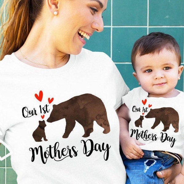 First mothers day shirt first mothers day gifts mothers day shirt mommy and me shirts mommmy and me outfits our first mothers day shirt