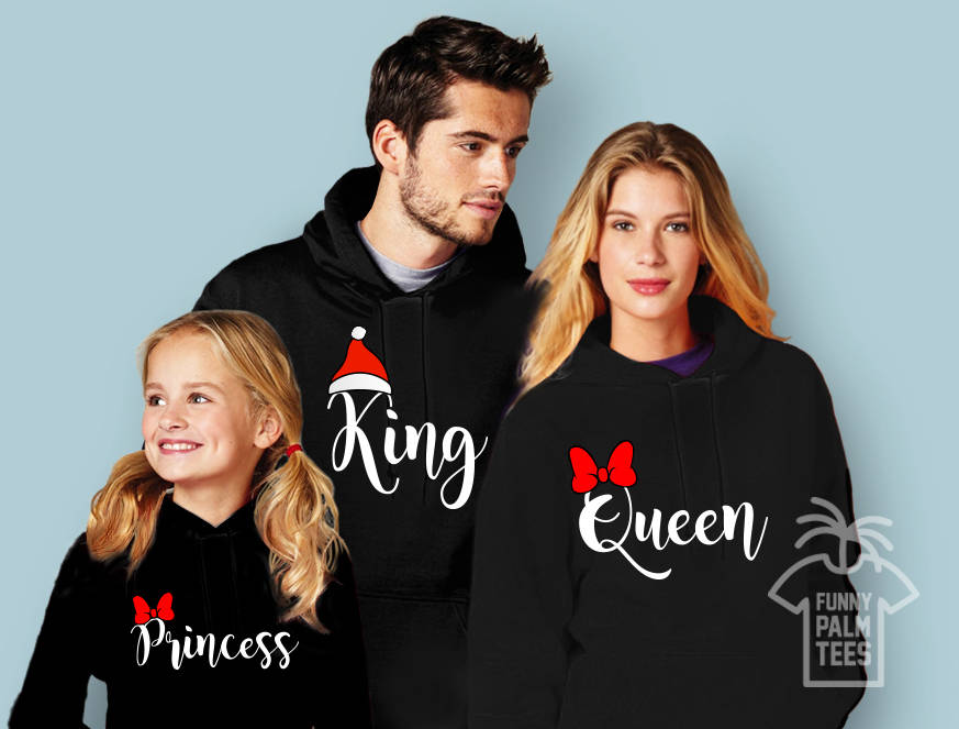King queen prince princess hoodie hot sale