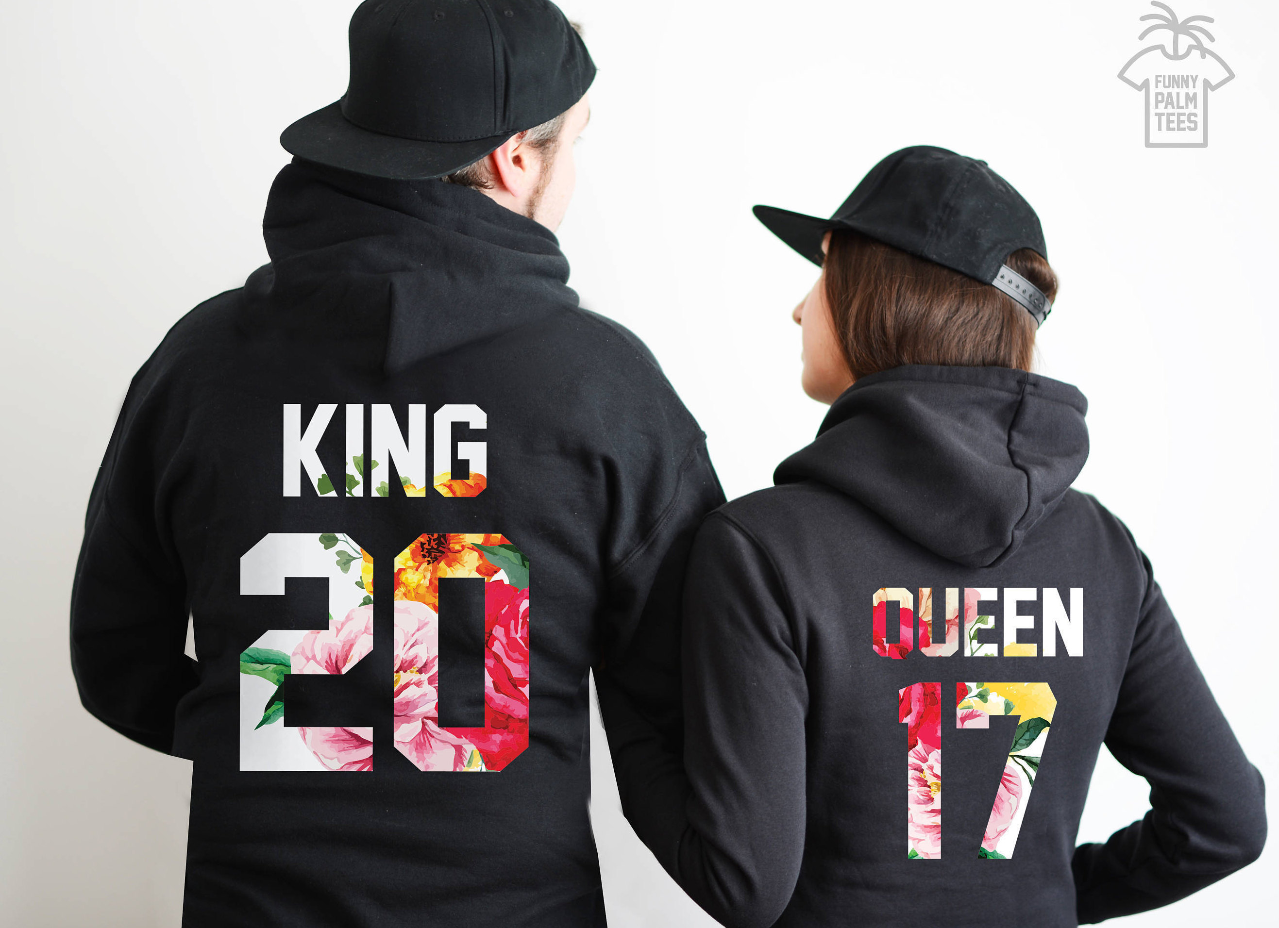 Sweats à capuche King & Queen Bear – Couple Goals