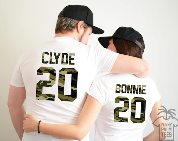 Bonnie and Clyde shirts couple t shirt couple tees Bonnie and Clyde couple  shirts funny matching couple shirts wedding gift anniversary gift