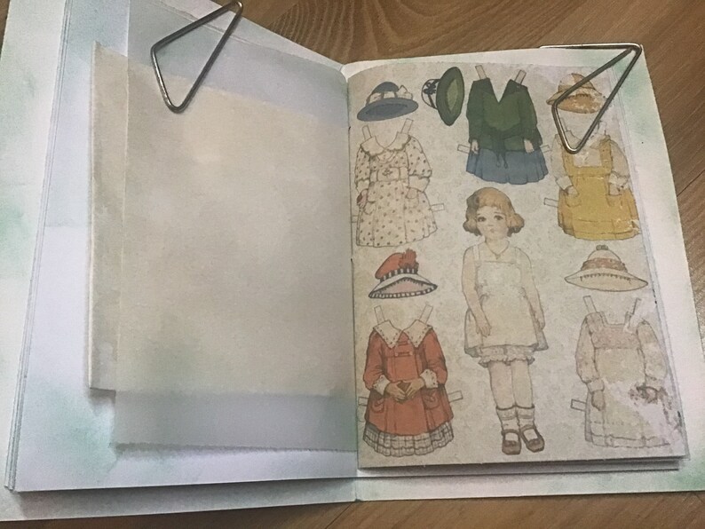 Paper Doll Junk Journal Paper Doll Journal Paper Doll Etsy