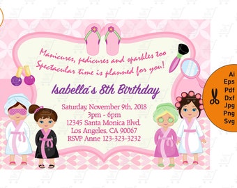 Salon Invitations Etsy