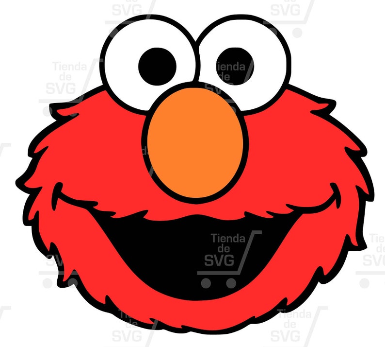 Download Elmo Svg Elmo Svg de Sesame Street archivos Elmo Svg | Etsy