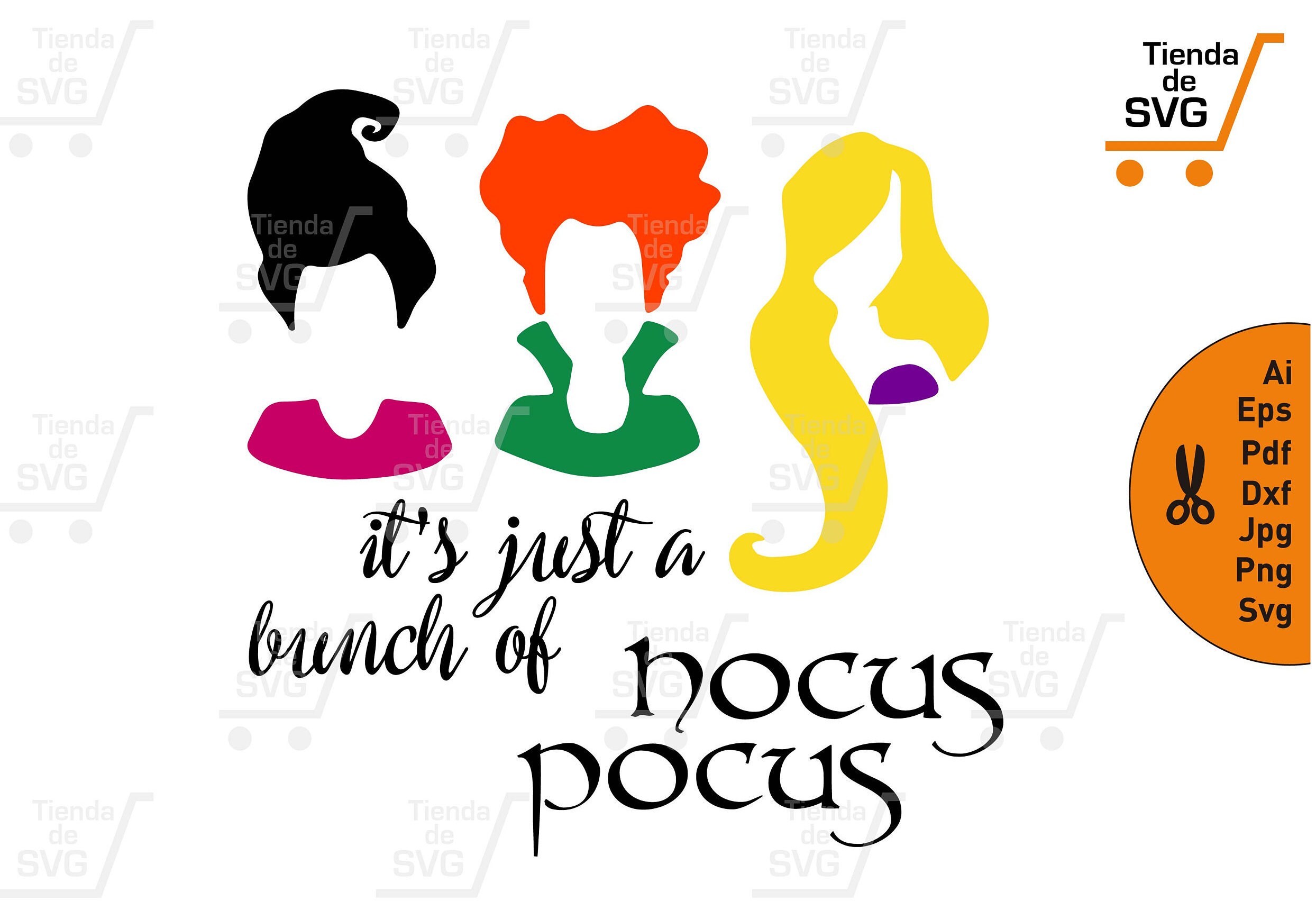 Download HOCUS POCUS SVG Hocus Pocus Cut Files Halloween File | Etsy