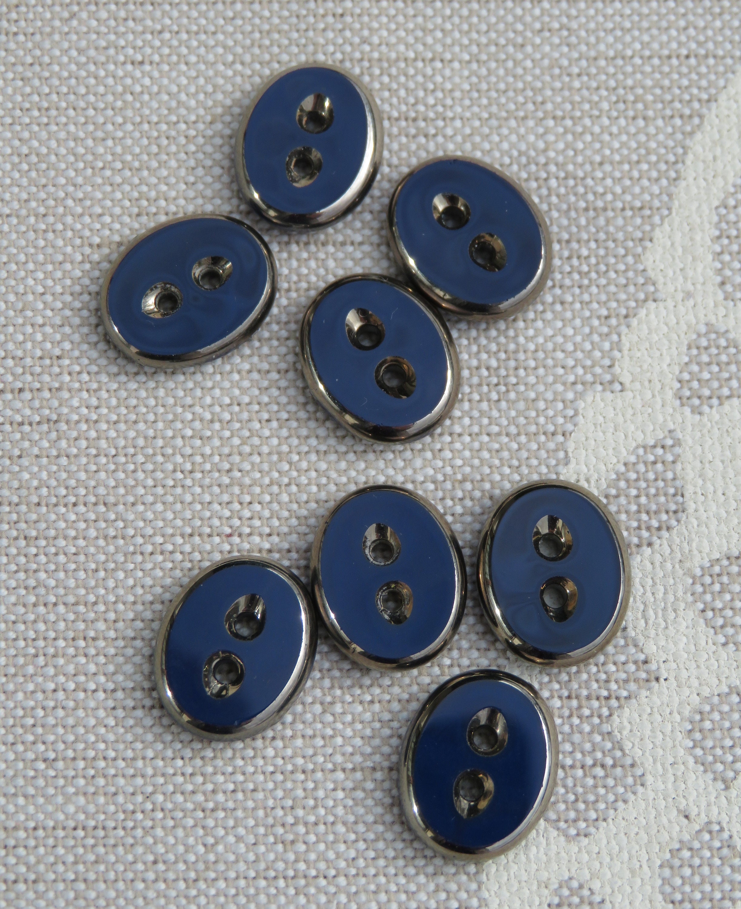 Blue glass buttons - Etsy 日本