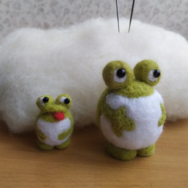 Needle Felt Frog Etsy