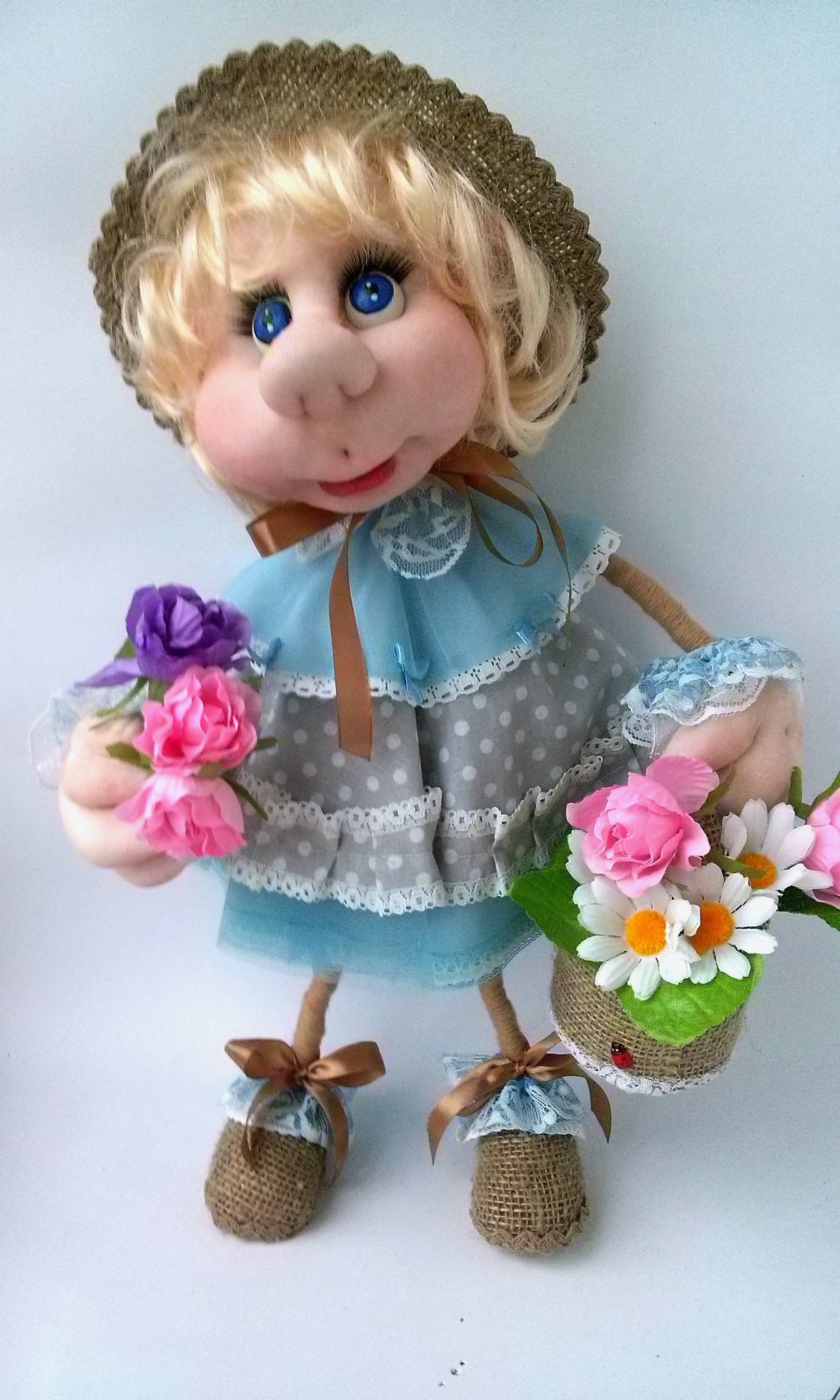 soft sculpture doll fabric
