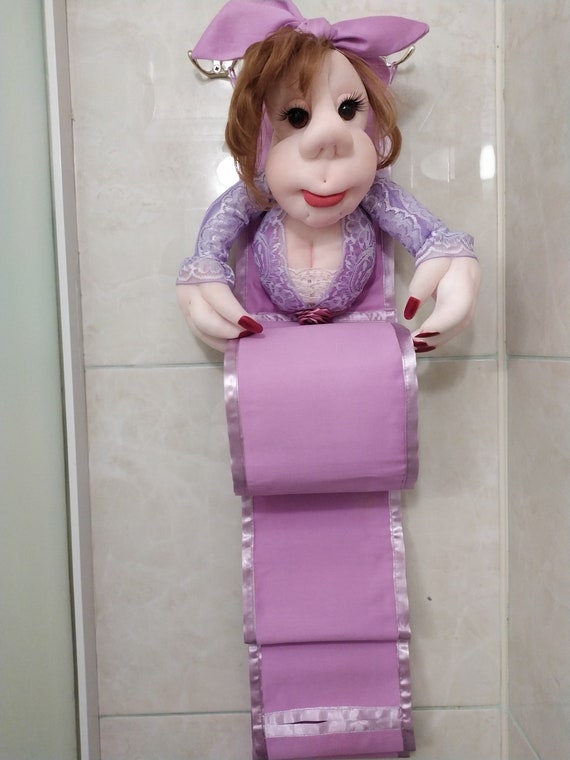 toilet paper holder dolls