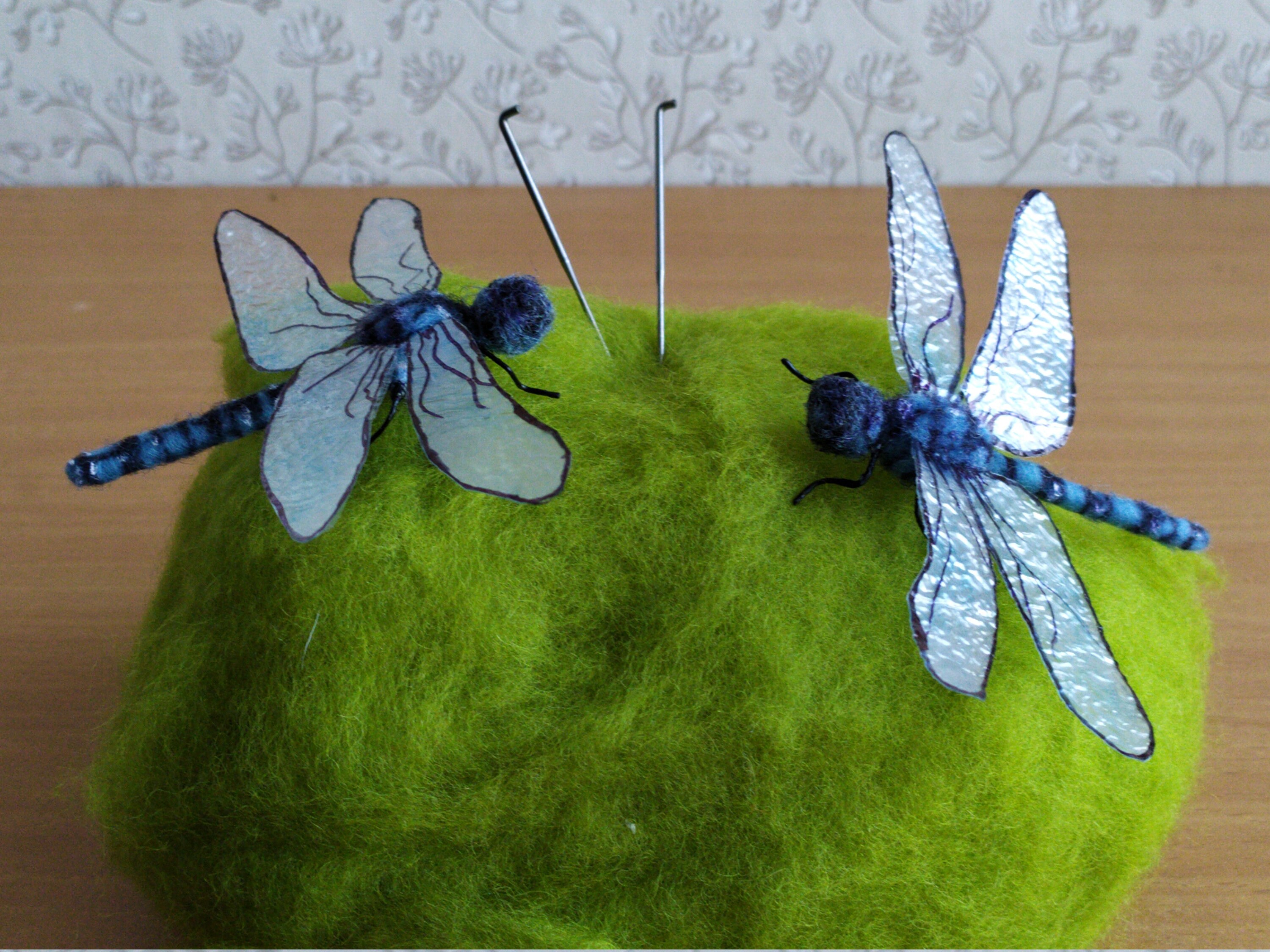 Needle felted dragonflyrealistic dragonfly figurine waldorf Etsy