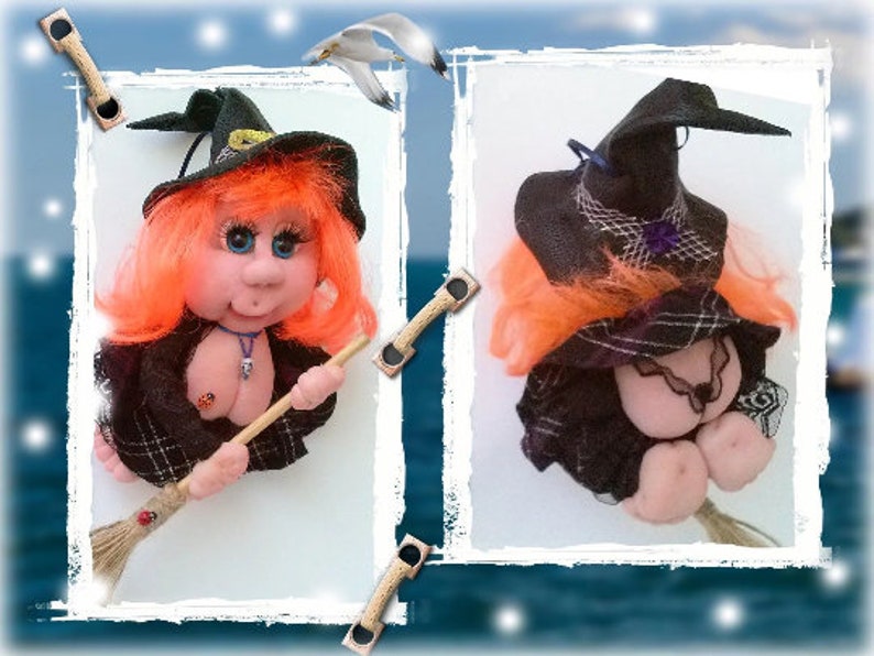 handmade witch dolls
