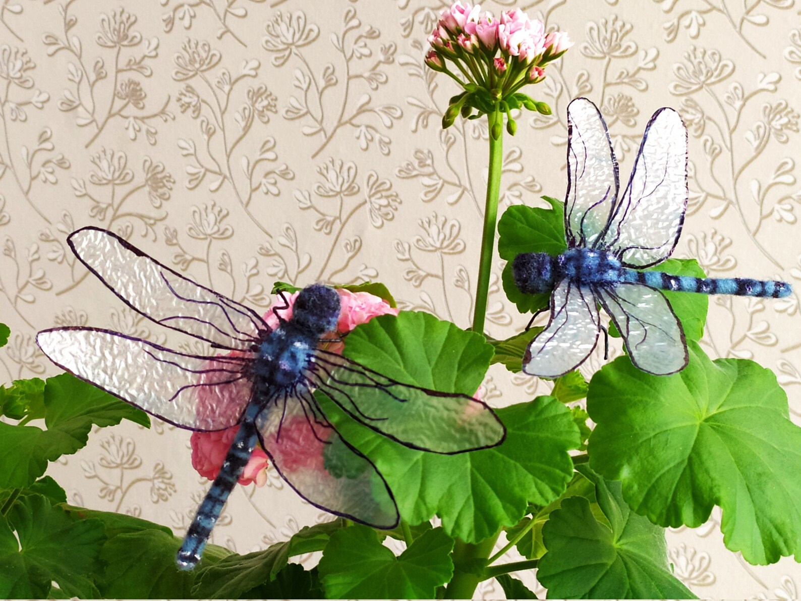Needle felted dragonflyrealistic dragonfly figurine waldorf Etsy