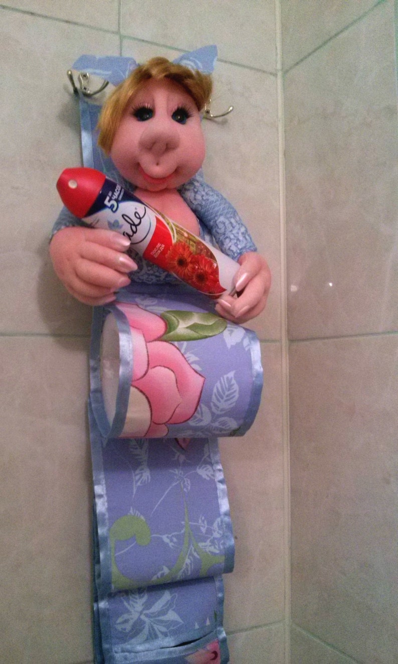toilet paper holder dolls