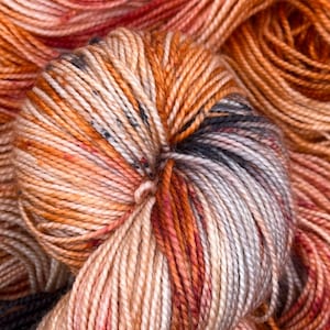 Fingering Superwash Merino Highland Wool Nylon Sock Yarn Hand Dyed Yarn - Emberwood