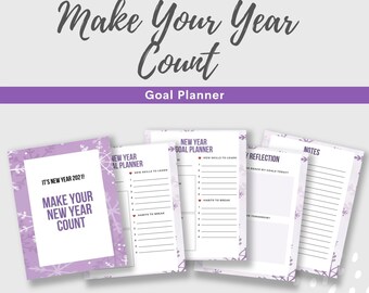 Make Your Year Count Goal Planner