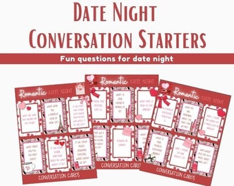 Date Night Printable ~ Conversation Starters