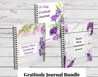 Printable Gratitude Journal Bundle + Free Bonus Gratitude Journal