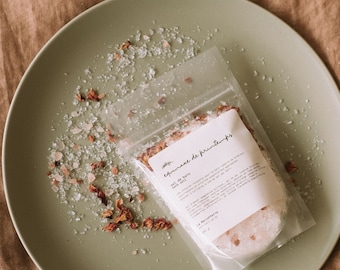 Spring Equinox Bath Salts | Natural vegan Epsom Bath Salts essential oils - Christmas relaxation bath gift women - Mothers Day spa gift