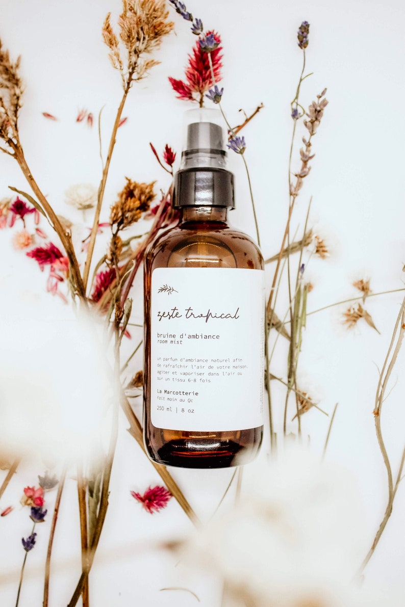 Natural Room Spray Tropical Zest Natural linen spray room Etsy
