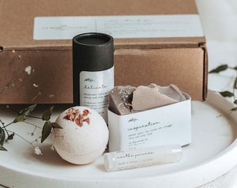 Pflege Geschenkbox | Home Spa Geschenkkorb - Verwöhnen Geburtstagsgeschenk Mama - Pflege Schwangerschaft Geschenk - Weihnachtspaket Sie - Geschenk zum Muttertag