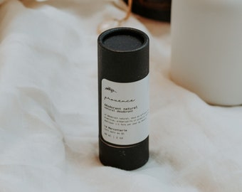 Déodorant Naturel Provence | Déodorant écologique sans aluminium pour la peau sensible, déodorant bâtonnet zéro déchet dans un tube carton