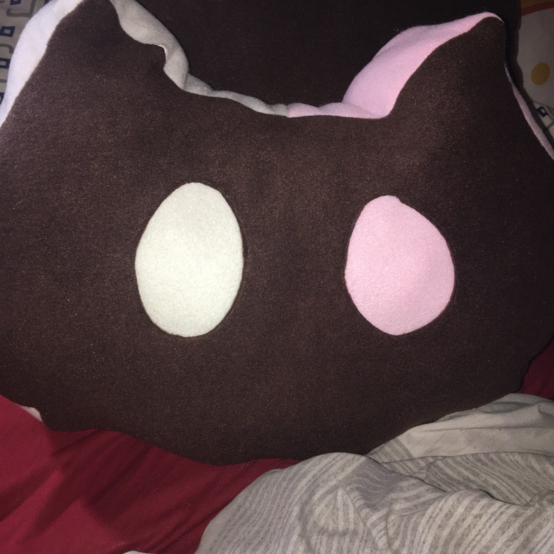 cookie cat pillow