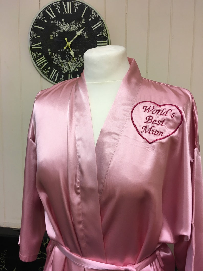 Custom Silk Satin Robe