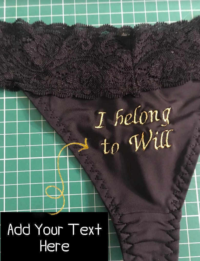 She Deserves Once More,personalized Womens Panties,customized Womens  Pamties,custom Text Panties,funny Sexy Panties,swingers Wife Panties -   Denmark