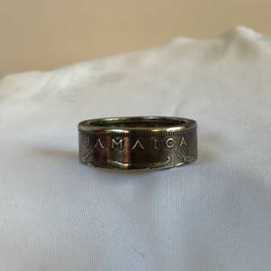 Jamaica 20 Cent (1998) Coin Ring