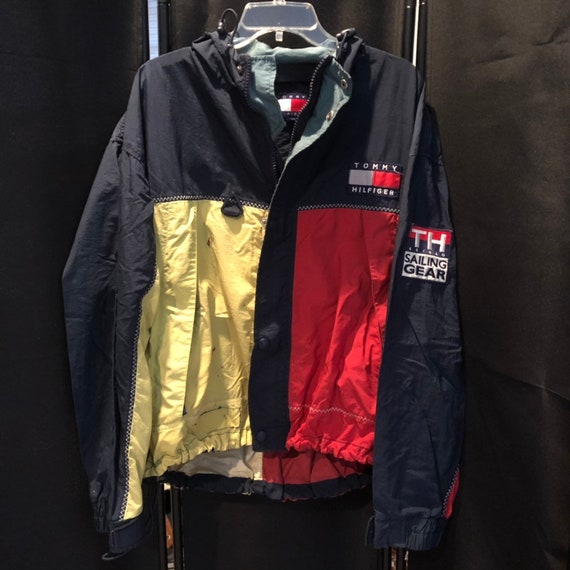 tommy hilfiger colorblock sailing jacket