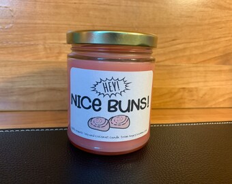 Hey! Nice Buns - funny scented candle