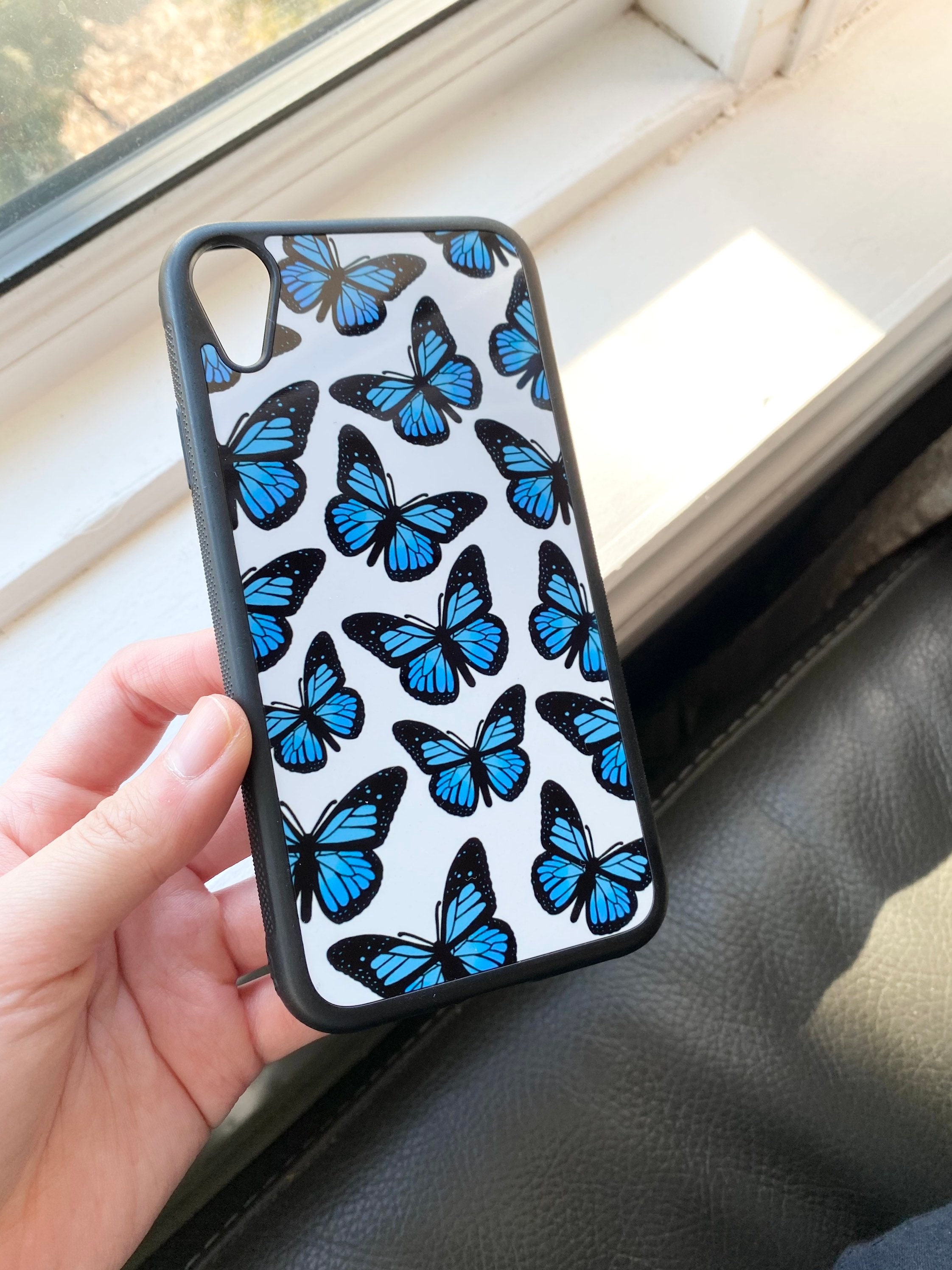 Blue Butterfly Aesthetic Phone Case iPhone XR iPhone 11 | Etsy